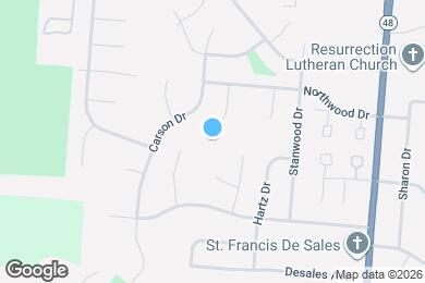 Map image of the property - 920 Fairwinds Ct