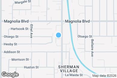 Map image of the property - 5055 Coldwater Canyon Ave