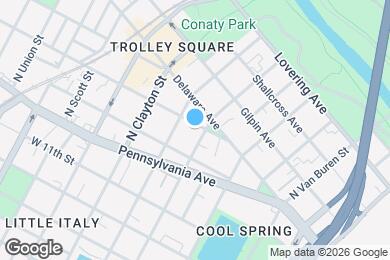 Map image of the property - 1305 N Broom St