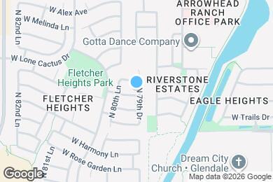 Map image of the property - 7914 W Quail Ave