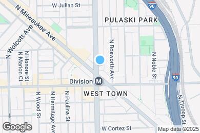 Map image of the property - 1235-1257 N Ashland Ave