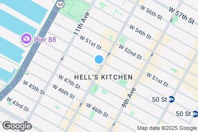 Map image of the property - 735 10th Ave