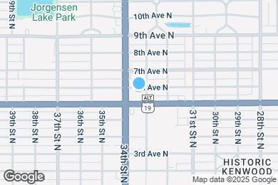 Map image of the property - 3320 6th Ave N
