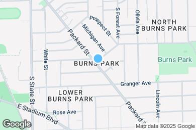 Map image of the property - 1221 Packard St
