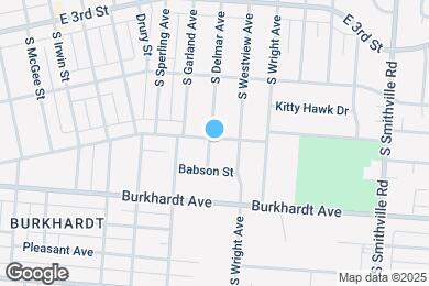 Map image of the property - 3602 E 5th St