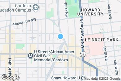 Map image of the property - 2106-2108 Vermont Ave