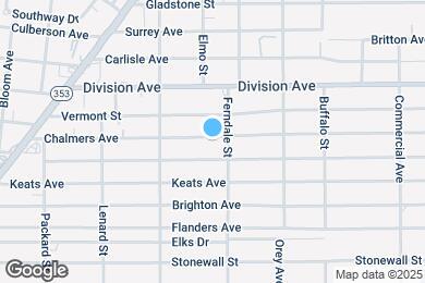 Map image of the property - 1214 Chalmers Ave