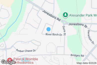 Map image of the property - 216 River Birch Dr