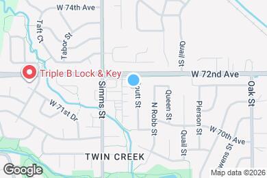 Map image of the property - 7165 Routt St