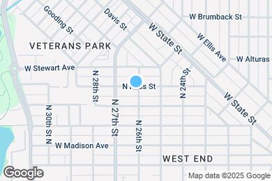 Map image of the property - 749 N 26th St