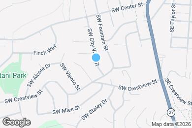 Map image of the property - 923 SW City View St