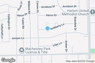 Map image of the property - 1415 Hackberry Ln
