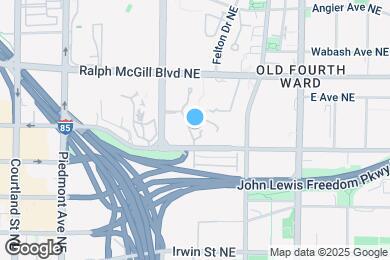 Map image of the property - 1101 McGill Park Ave NE