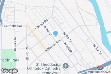 Map image of the property - 2379 W 7th St