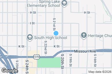 Map image of the property - 4503 S 21st St