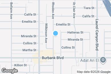 Map image of the property - 5724 Rhodes Ave