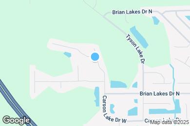 Map image of the property - 11892 Carson Lake Dr W