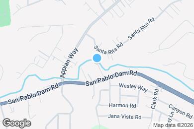 Map image of the property - 4255 San Pablo Dam Rd