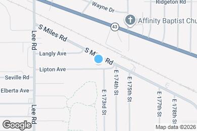 Map image of the property - 17201 Lipton Ave
