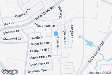 Map image of the property - 1249 Old Oak Dr