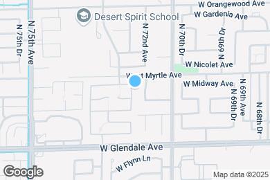 Map image of the property - 7217 N 72nd Dr