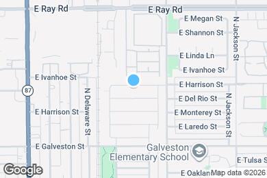 Map image of the property - 463 E Harrison St