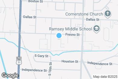 Map image of the property - Ramsey Square: 1 & 2 Bedroom Apartments with Dog Park & Pool