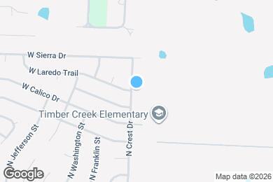 Map image of the property - 619 N Crest Dr