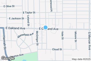 Map image of the property - 1507 E Oakland Ave