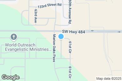 Map image of the property - 13656 SW 61st Cir