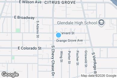 Map image of the property - 1215 Orange Grove Ave