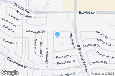 Map image of the property - 2637 Bennington Ct
