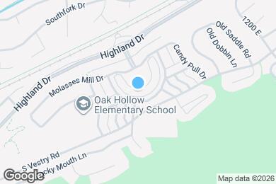 Map image of the property - 966 E Deer Arch Ln
