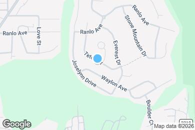 Map image of the property - 3092 Teton Dr