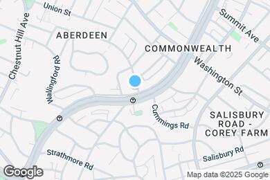 Map image of the property - 1681 Commonwealth Ave