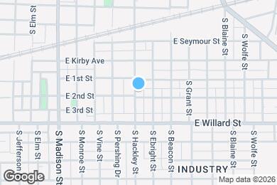 Map image of the property - 820 S Hackley St