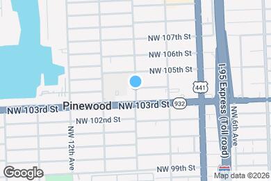 Map image of the property - 10372 NW 10th Ave