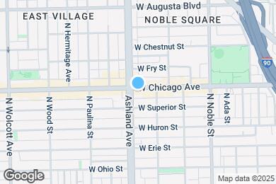 Map image of the property - 1549 W Chicago Ave