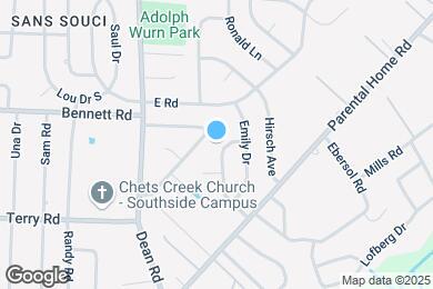 Map image of the property - 2536 Emily Ln