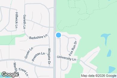 Map image of the property - 1868 Fox Run Dr