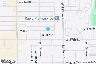 Map image of the property - 1326 W 38th Pl