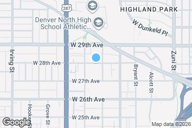 Map image of the property - 2841 W 28th Ave