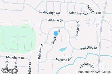 Map image of the property - 808 Gascony Dr