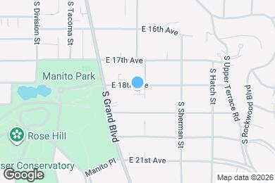 Map image of the property - 316 - 324 E 18th Ave