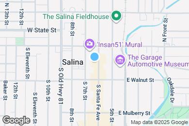 Map image of the property - 128 S Santa Fe Ave