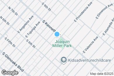 Map image of the property - 729 E Providencia Ave