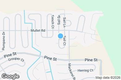 Map image of the property - 1742 Sail Ct