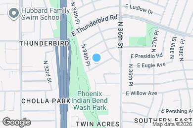 Map image of the property - 3460 E Presidio Rd