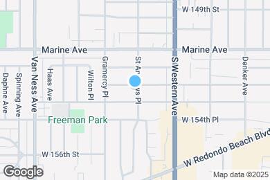 Map image of the property - 1904 W 153rd St