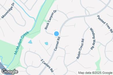 Map image of the property - 12208 Rock Canyon Dr